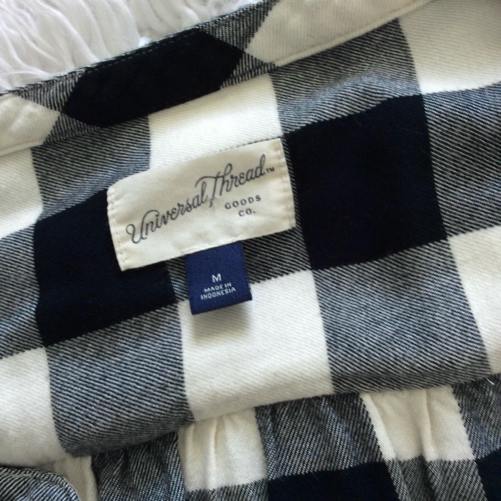 Universal Thread Buffalo Plaid Flannel Popover - image 3